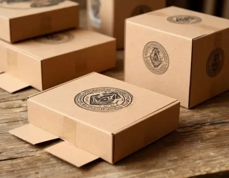 Крафтовые коробки с логотипом