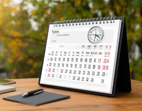 Календарь с часами