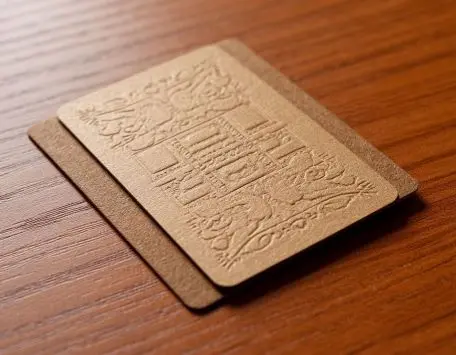 Визитки с тиснением