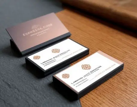 Визитки с ламинацией